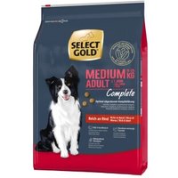 SELECT GOLD Complete Trockenfutter Hund Medium Adult Rind 4 kg von SELECT GOLD