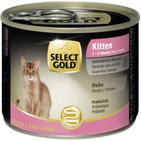 SELECT GOLD Kitten Huhn 24x200 g von SELECT GOLD