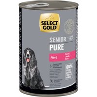 SELECT GOLD Nassfutter Hund Pure Senior Pferd 6 x 200g von SELECT GOLD