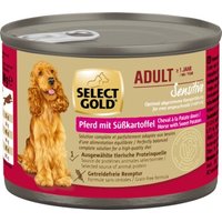 SELECT GOLD Nassfutter Hund Sensitive Adult Pferd mit Süßkartoffel 6x200 g SELECT GOLD Nassfutter Hund Sensitive Adult Pferd mit Süßkartoffel 6x200 g von SELECT GOLD