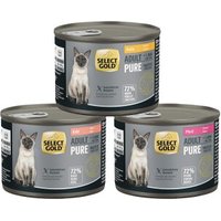 SELECT GOLD Nassfutter Katze Pure Mixpaket 6 x 200g SELECT GOLD Nassfutter Katze Pure Mixpaket 6 x 200g von SELECT GOLD