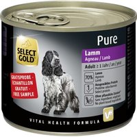 SELECT GOLD Pure Adult Lamm 6x200 g von SELECT GOLD
