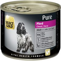 SELECT GOLD Pure Adult Pferd 6x200 g von SELECT GOLD