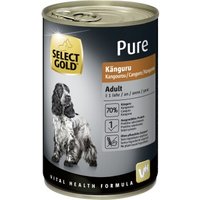 SELECT GOLD Pure Adult Känguru 6x400 g von SELECT GOLD
