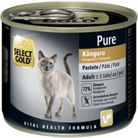 SELECT GOLD Pure Adult Paté Känguru 6x200 g von SELECT GOLD