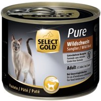 SELECT GOLD Pure Adult Paté Wildschwein 6x200 g von SELECT GOLD