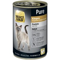 SELECT GOLD Pure Adult Paté Känguru 6x400 g von SELECT GOLD