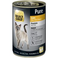 SELECT GOLD Pure Adult Paté Gans 12x400 g von SELECT GOLD
