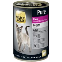 SELECT GOLD Pure Adult Paté Pferd 12x400 g von SELECT GOLD