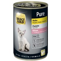 SELECT GOLD Pure Kitten Paté 12x400 g von SELECT GOLD