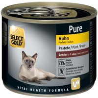 SELECT GOLD Pure Senior Paté Huhn 12x200 g von SELECT GOLD