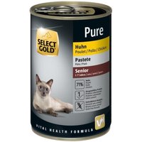 SELECT GOLD Pure Senior Paté Huhn 12x400 g von SELECT GOLD