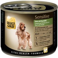 SELECT GOLD Sensitive Adult 6x200g Ente mit Kartoffel von SELECT GOLD