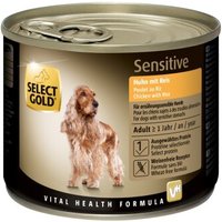 SELECT GOLD Sensitive Adult 6x200g Huhn mit Reis von SELECT GOLD