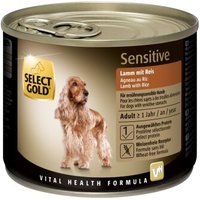 SELECT GOLD Sensitive Adult 6x200g Lamm mit Reis von SELECT GOLD