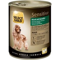 SELECT GOLD Sensitive Adult Hirsch mit Kartoffeln 6x800 g von SELECT GOLD