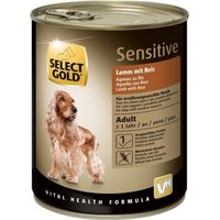 SELECT GOLD Sensitive Adult Lamm mit Reis 6x800 g von SELECT GOLD