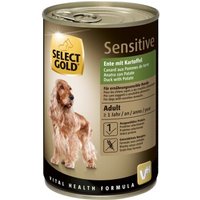 SELECT GOLD Sensitive Adult Ente mit Kartoffel 24x400 g von SELECT GOLD