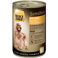 SELECT GOLD Sensitive Adult Huhn mit Reis 12x400 g von SELECT GOLD