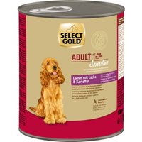 SELECT GOLD Sensitive Nassfutter Adult Lamm mit Lachs und Kartoffel 12x800 g SELECT GOLD Sensitive Nassfutter Adult Lamm mit Lachs und Kartoffel 12x800 g von SELECT GOLD