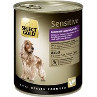 SELECT GOLD Sensitive Adult Lamm mit Lachs und Kartoffel 24x800 g von SELECT GOLD