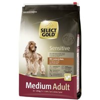 SELECT GOLD Sensitive Adult Medium Lamm & Reis 4 kg von SELECT GOLD