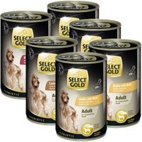 SELECT GOLD Sensitive Adult Mixpaket 6x400g Mixpaket 1 von SELECT GOLD