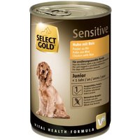 SELECT GOLD Sensitive Junior Huhn & Reis 12x400 g von SELECT GOLD