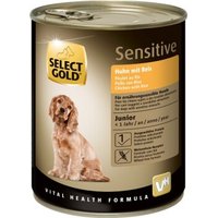 SELECT GOLD Sensitive Junior Huhn und Reis 6x800 g von SELECT GOLD