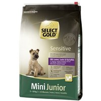 SELECT GOLD Sensitive Mini Junior Lamm/Lachs/Kartoffel 4 kg von SELECT GOLD
