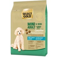 SELECT GOLD Sensitive Trockenfutter Hund Mini mit Insekten-Protein-Mischung 1 kg von SELECT GOLD