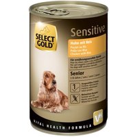 SELECT GOLD Sensitive Senior Huhn & Reis 12x400 g von SELECT GOLD
