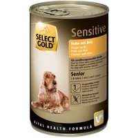 SELECT GOLD Sensitive Senior Huhn und Reis 12x400 g von SELECT GOLD