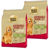 SELECT GOLD Sensitive Senior Medium Ente und Kartoffel 2x4 kg von SELECT GOLD