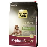SELECT GOLD Sensitive Senior Medium Ente & Kartoffel 4 kg von SELECT GOLD