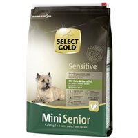 SELECT GOLD Sensitive Mini Senior Ente & Kartoffel 4 kg von SELECT GOLD