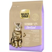 SELECT GOLD Sterilised Senior Geflügel und Reis 2x2,5 kg von SELECT GOLD