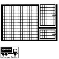 Junior-Welpenzwinger, Gitter-Element mit Doppeltür [1,0m] von SELFKANT WOLTERS GMBH