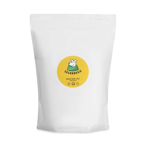 SELVADEGO | Getrocknete Barf-Diät - Hundefutter - Rind & Huhn - 2 kg - natürliches Alleinfuttermittel für alle Rassen - hohe Verdaulichkeit - ohne künstliche Zusätze SELVADEGO | Getrocknete Barf-Diät - Hundefutter - Rind & Huhn - 2 kg - natürliches Alleinfuttermittel für alle Rassen - hohe Verdaulichkeit - ohne künstliche Zusätze von SELVADEGO