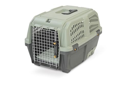 SELVADEGO | Katzentransportbox mit integrierter Katzentoilette – Reisebox mit Öffnung oben, Tür aus Metall und ausziehbarer Schublade – robust und hygienisch, für Auto und Zug und Flugzeug, 60 x 37 x SELVADEGO | Katzentransportbox mit integrierter Katzentoilette – Reisebox mit Öffnung oben, Tür aus Metall und ausziehbarer Schublade – robust und hygienisch, für Auto und Zug und Flugzeug, 60 x 37 x von SELVADEGO