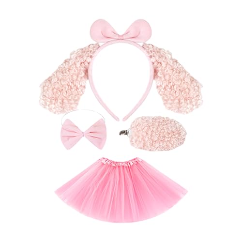 Animal Dog Kostüme Set Accessoires Schönes Hund Ohren Stirnband Mit Schwanz Tutus Röcken Für Halloween Kostüm Cosplay Party Animal Dog Kostüme Set Accessoires Schönes Hund Ohren Stirnband Mit Schwanz Tutus Röcken Für Halloween Kostüm Cosplay Party von SELVFZ