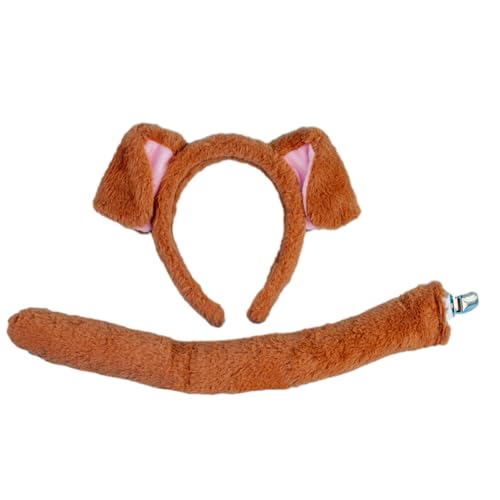 Halloween Dog Cosplay Kostüm Dog Ohrstirnband Schwanz Nase Bowtie Kids Animals Cosplay Set Halloween Animal Dress Up Set Set Set Set Halloween Dog Cosplay Kostüm Dog Ohrstirnband Schwanz Nase Bowtie Kids Animals Cosplay Set Halloween Animal Dress Up Set Set Set Set von SELVFZ