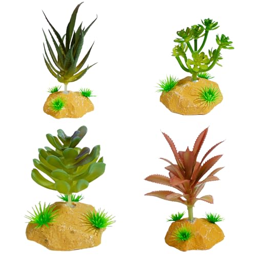 SELVFZ Aquarien Reptilien Die Gras Terrarium Pflanzen Fischtanks Dekoration Terrarium Für Eidechsen Schlangenkunstpflanze Für Reptilien von SELVFZ