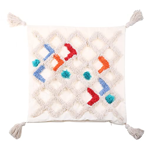 SELVFZ Webde Tufted Multicolor Kissen Für Gehäuse Tassels Textured Cove SELVFZ Webde Tufted Multicolor Kissen Für Gehäuse Tassels Textured Cove von SELVFZ