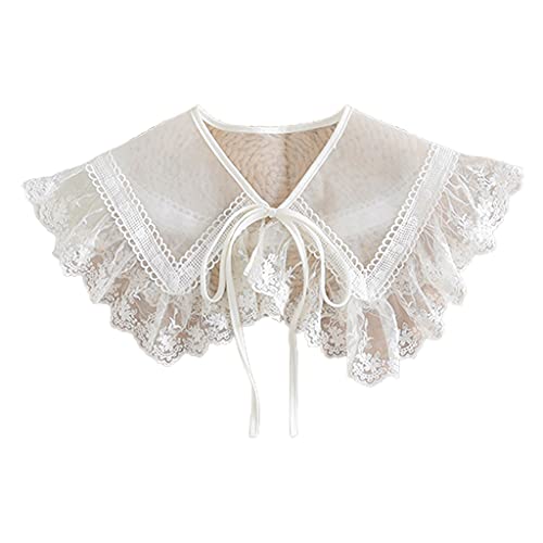 Spitze Abnehmbar Halb Hemdbluse Faux Kragen Hals Halskragen Gefälschter Kragen Cape Für Puppenkragen Choker Spitze Abnehmbar Halb Hemdbluse Faux Kragen Hals Halskragen Gefälschter Kragen Cape Für Puppenkragen Choker von SELVFZ