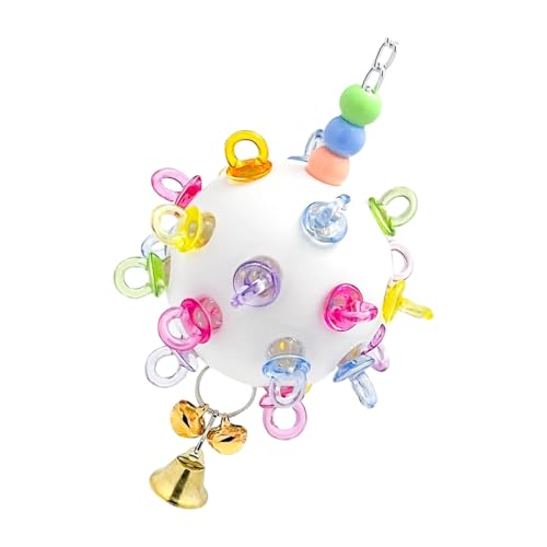 Vogelanreicherung Spielzeug Kaut Gummi Bells Ball Hängende Spielzeug Für Avians Erkundung Innenkäfig Übung Unterhaltung Vogel Unterhaltung Vogelanreicherung Spielzeug Kaut Gummi Bells Ball Hängende Spielzeug Für Avians Erkundung Innenkäfig Übung Unterhaltung Vogel Unterhaltung von SELVFZ