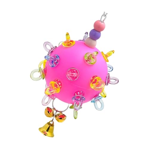 Vogelanreicherung Spielzeug Kaut Gummi Bells Ball Hängende Spielzeug Für Avians Erkundung Innenkäfig Übung Unterhaltung Vogel Unterhaltung Vogelanreicherung Spielzeug Kaut Gummi Bells Ball Hängende Spielzeug Für Avians Erkundung Innenkäfig Übung Unterhaltung Vogel Unterhaltung von SELVFZ