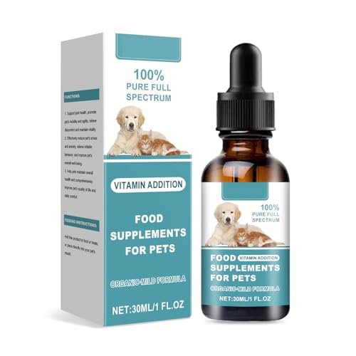 1 Unze Hundegesundheit Tropfen Für Schlechte Appetithunde Zusatz Effektive Gesundheitsversorgung IMunity Verbesserung Der Hundekatzen Hundepflege Formel Täglich von SELiLe