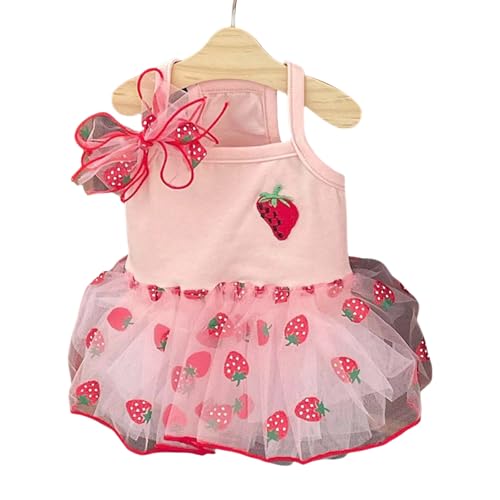 Girl T Shirt Kostümbekleidung Strandkleid Strand Erdbeerweste Für Welpenhund Und Katzen Erdbeerkleid Girl T Shirt Kostümbekleidung Strandkleid Strand Erdbeerweste Für Welpenhund Und Katzen Erdbeerkleid von SELiLe