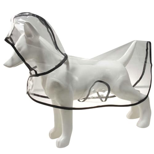 Hund Regenbekleidung Hunde Wasserdicht Regen Mantel Vier Jahreszeiten Haustier Kleidung Outdoor Aktivität Transparent Haustier Mit Kapuze Regenmäntel Jacken Haustier Hund von SELiLe